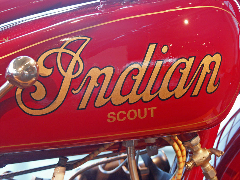 Indian Scout vintage motorcycle