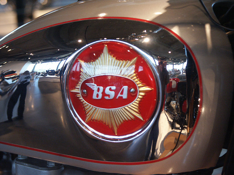 BSA vintage motorcycle