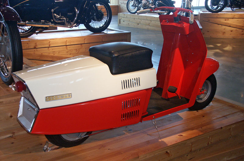 Cushman Road King motor scooter