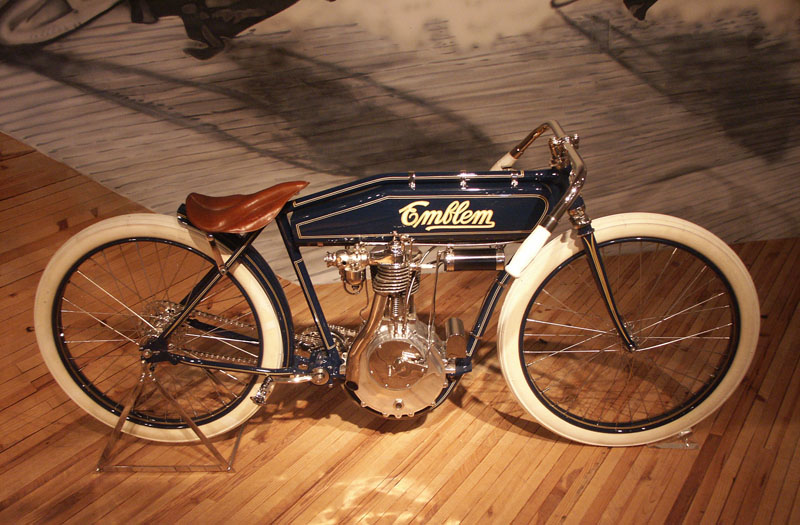 1912 Emblem board-track racing motorcycle