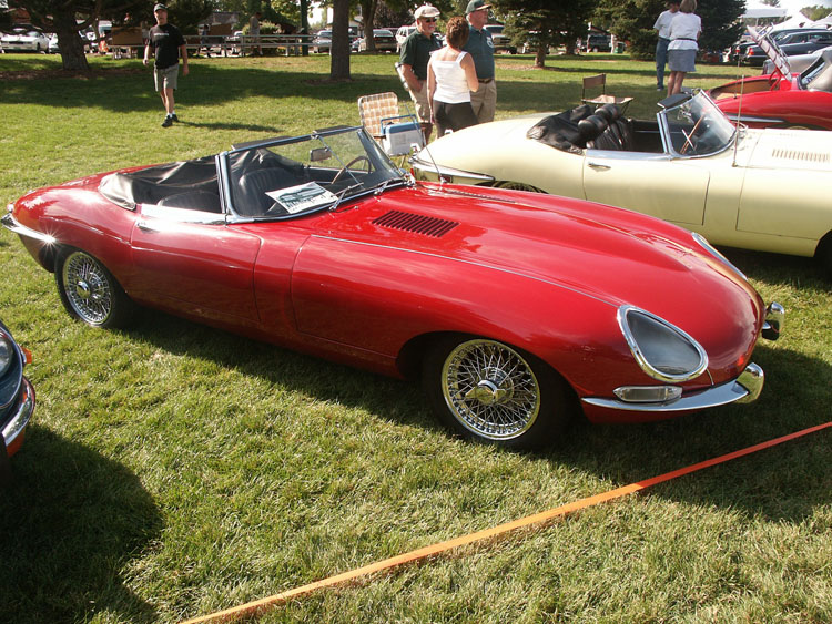 Jaguar E-Type XKE roadster sports car