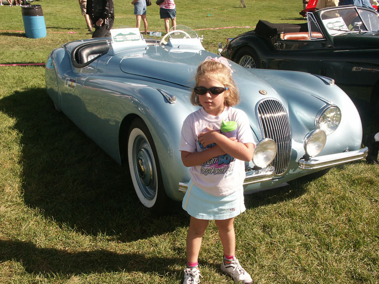 Jaguar XK120 sports car