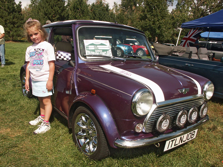 Mini Cooper vintage sports car