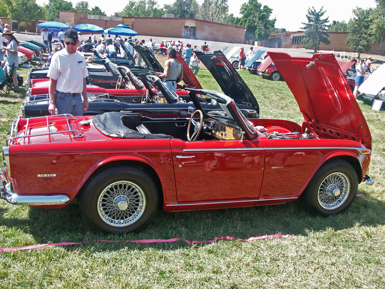 Triumph TR250 sports car