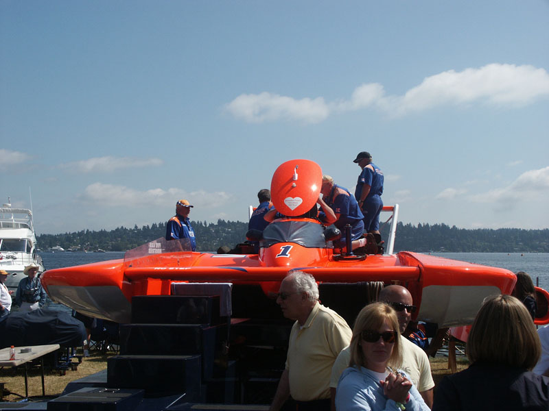 Dave Villwock's Ellstrom Elam Plus unlimited hydroplane