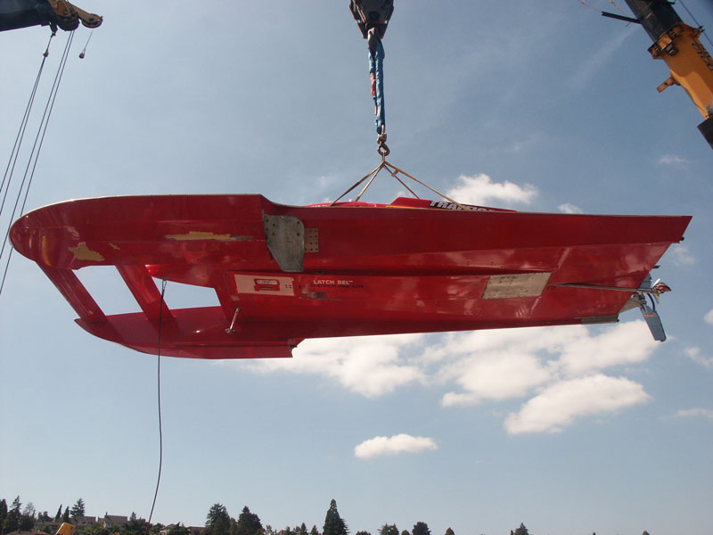 Wil Muncey's unlimited light hydroplane