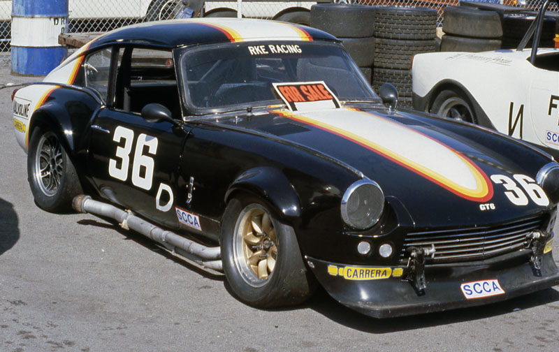 Triumph GT6+ D Production race car