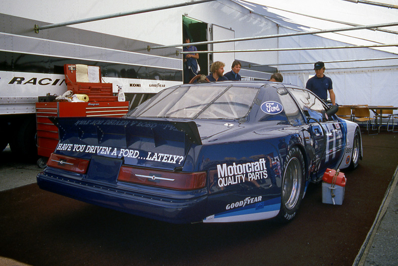 John Bauer Ford Thunderbird race car