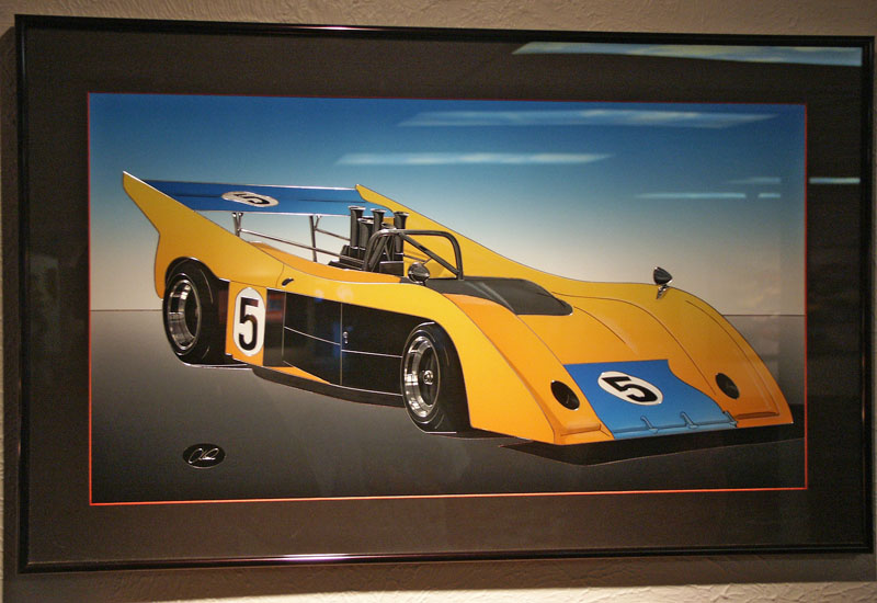 McLaren M20 race car painting