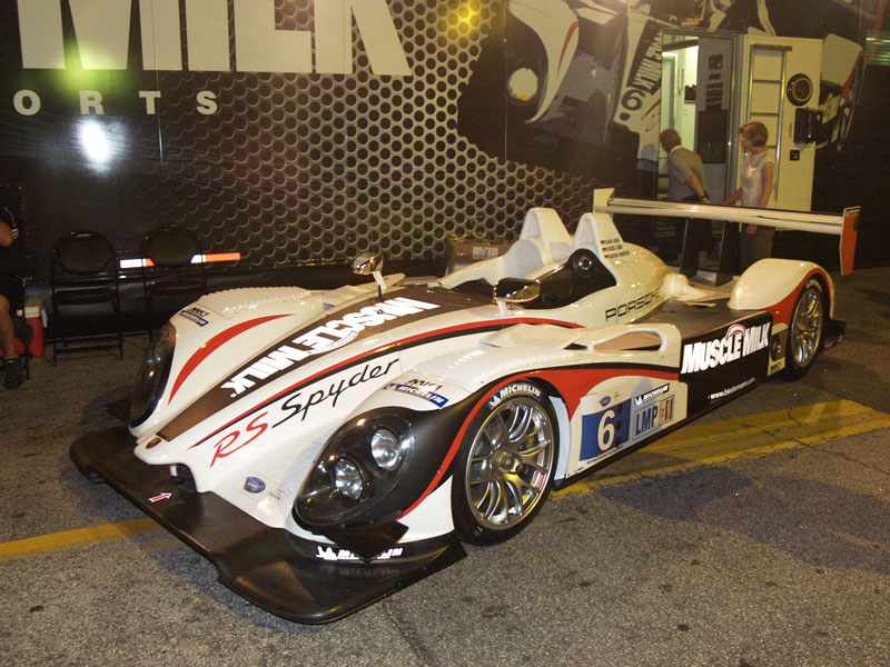 Muscle Milk Porsche RS Spyder American Le Mans Series racing car