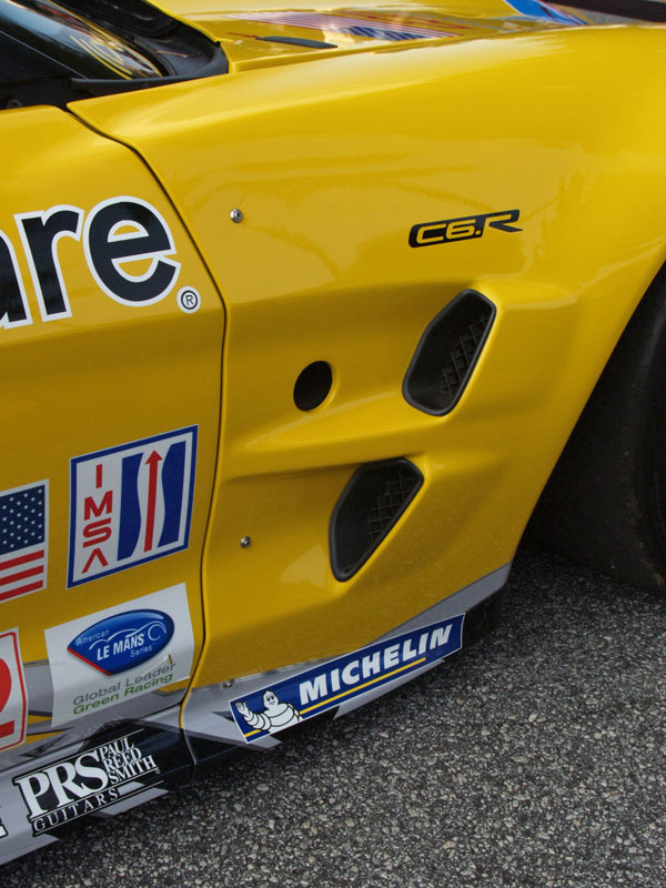 Chevy Corvette C6R American Le Mans Series racing car