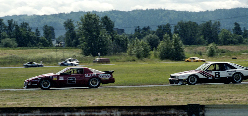 Gene Felton Pontiac Firebird Tom Gloy Mercury Capri race car