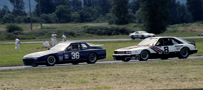 Paul Miller Porsche 924 Tom Gloy Mercury Capri Trans-Am race car