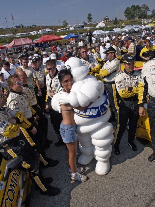 Michelin Man Petit Le Mans auto race