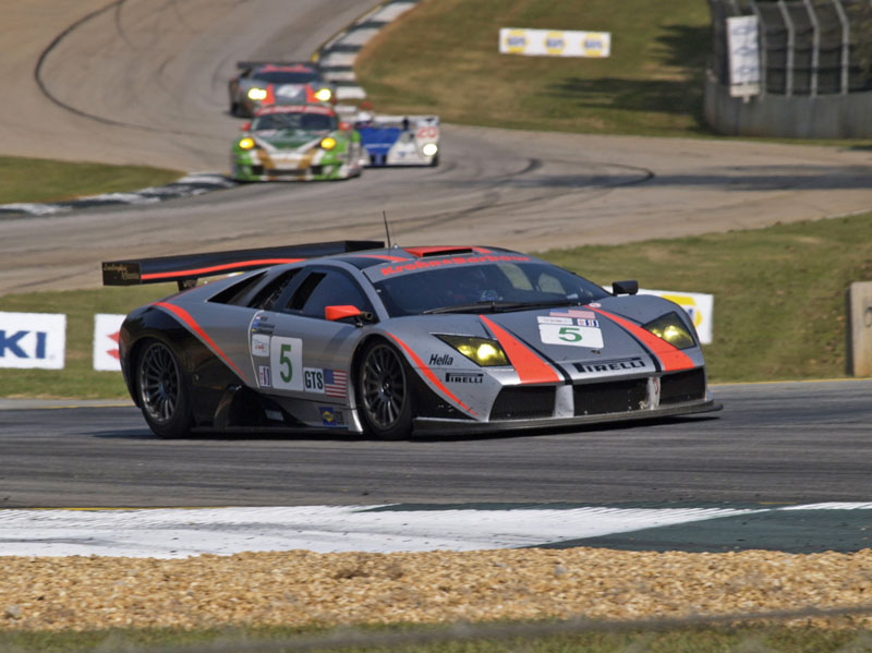 Peter Kox, David Brabham, Nic Jonsson Lamborghini Murcielago R-GT race car