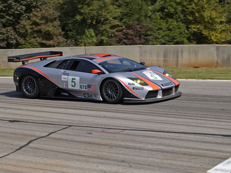 Peter Kox, David Brabham, Nic Jonsson Lamborghini Murcielago R-GT race car