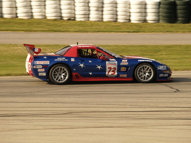 Phil McClure Chevy Corvette Z06 race car