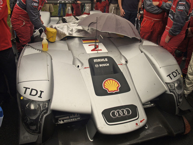 Audi R15 TDI race car Allan McNish Dindo Capello