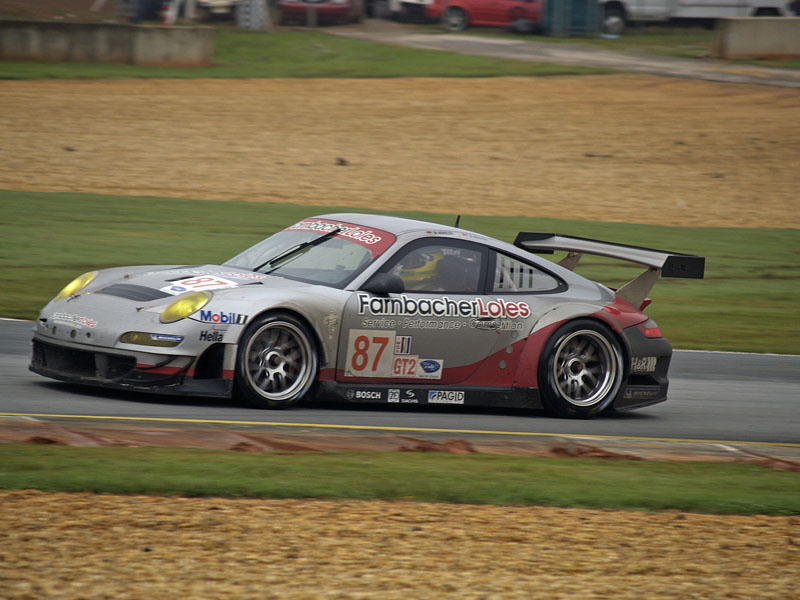 Porsche 911 GT3 race car Wolf Henzler Dirk Werner