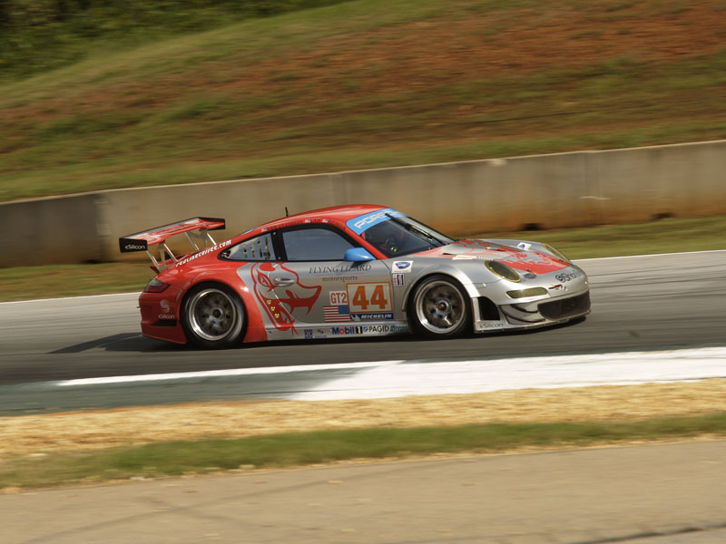 Porsche 911 GT3 race car Seth Neiman Darren Law Johannes van Overbeek