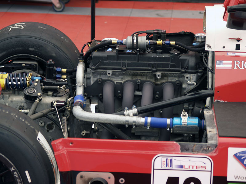 IMSA Lite race car Mazda engine