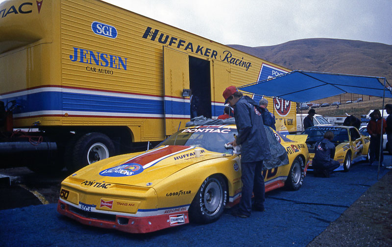 Huffaker Racing Pontiac Trans-Am Jim Miller  Bob Lobenberg