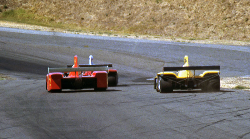 Michael Roe Clive Bush Merle Brennan Can-Am auto race