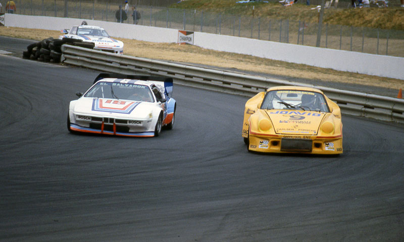 Fomfor BMW M1 Wayne Baker Porsche 934 race cars