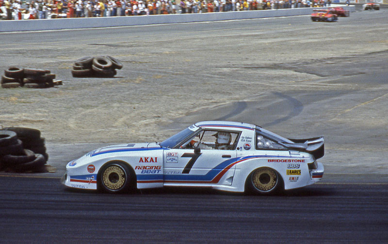 Pete Halsmer Rick Knoop Mazda RX-7 race car