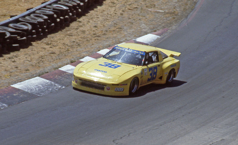 Roger Mandeville Amos Johnson Mazda RX-7 race car