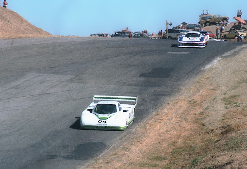 Brian Redman Jaguar XJR-5 Klaus Ludwig Ford Mustang GTP